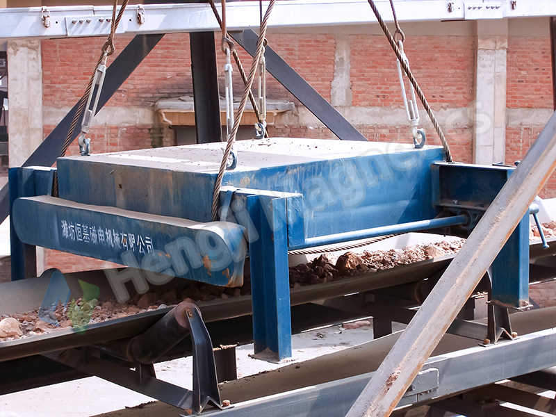 RCYP Neodymium Permanent Magnet Separator For Belt Conveyor Applications 2
