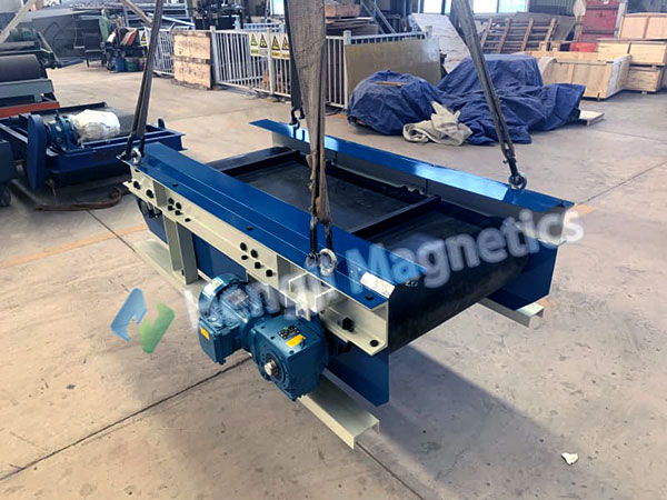 RCYE Overhead Recycling Magnetic Separator Applications 2