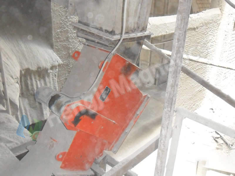 RCYG Self Cleaning Pipeline Aggregate Magnetic Separator Applications 2