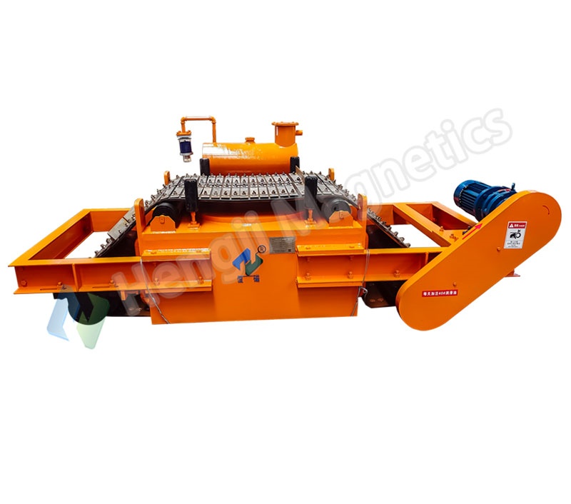 RCDF Oil-Cooled Self-Cleaning Electro Magnetic Separation Cross Belt Magnets