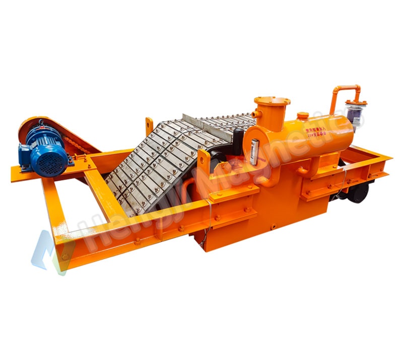 RCDF Oil-Cooled Self-Cleaning Electro Magnetic Separation Cross Belt Magnets