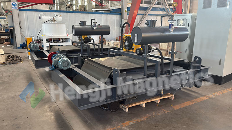 RCDF Oil-Cooled Self-Cleaning Electro Magnetic Separation Cross Belt Magnets Services