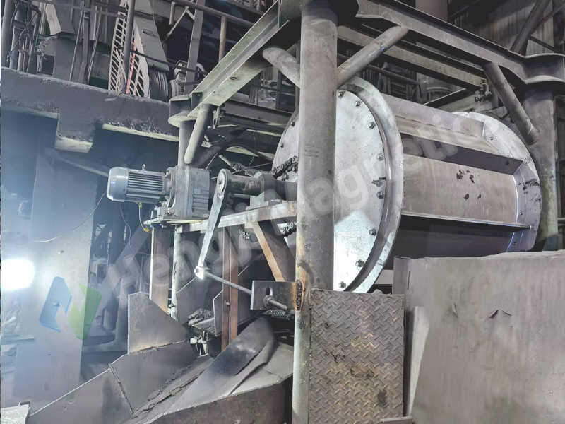 CTZS Upward Suction Permanent Drum Type Magnetic Separator  Applications 2