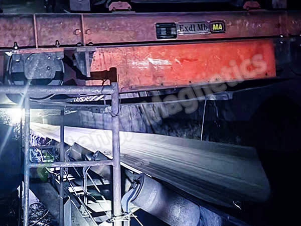 RBCYD Explosion-Proof Permanent Belt Coal Conveyor Magnetic Separator Applications 1