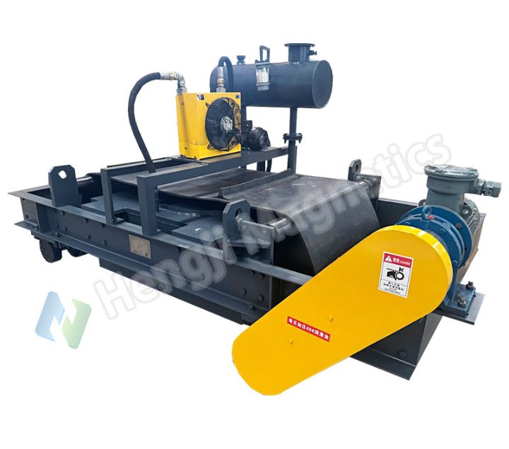 RCDFJ Oil Forced Circulation Electricity Magnets Overbelt Magnetic Separator RCDFJ Oil Forced Circulation Electricity Magnets Overbelt Magnetic Separator