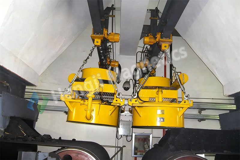 RCDEJ Force Oil Circulation Electro Suspension Disc Magnetic Separator Industry Applications 2