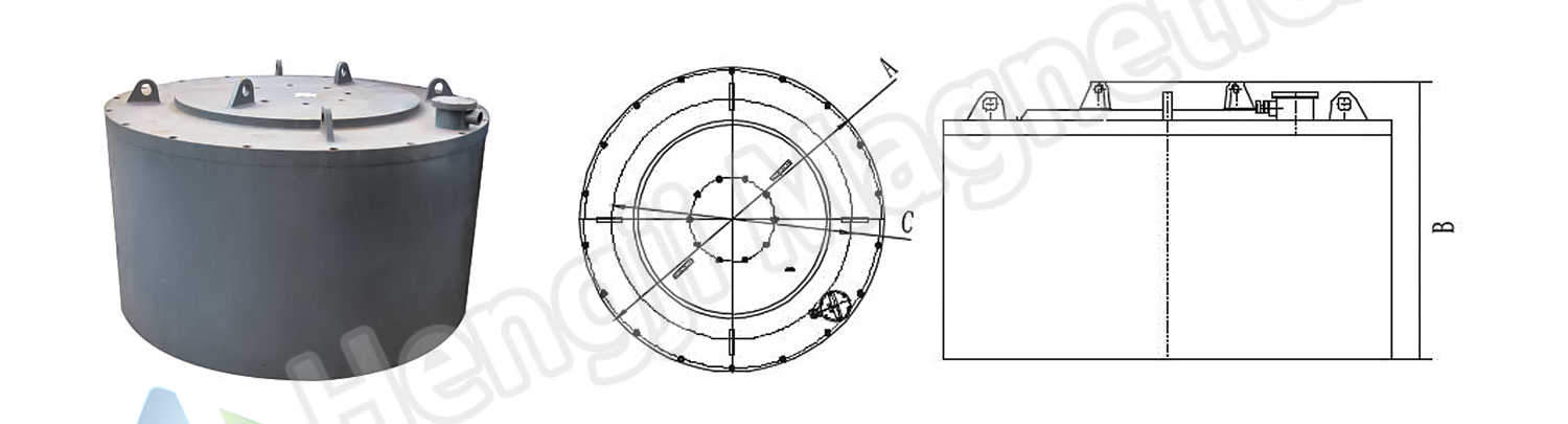 RBCDB Explosion-Proof Disc Iron Magnetic Separator Working Principle