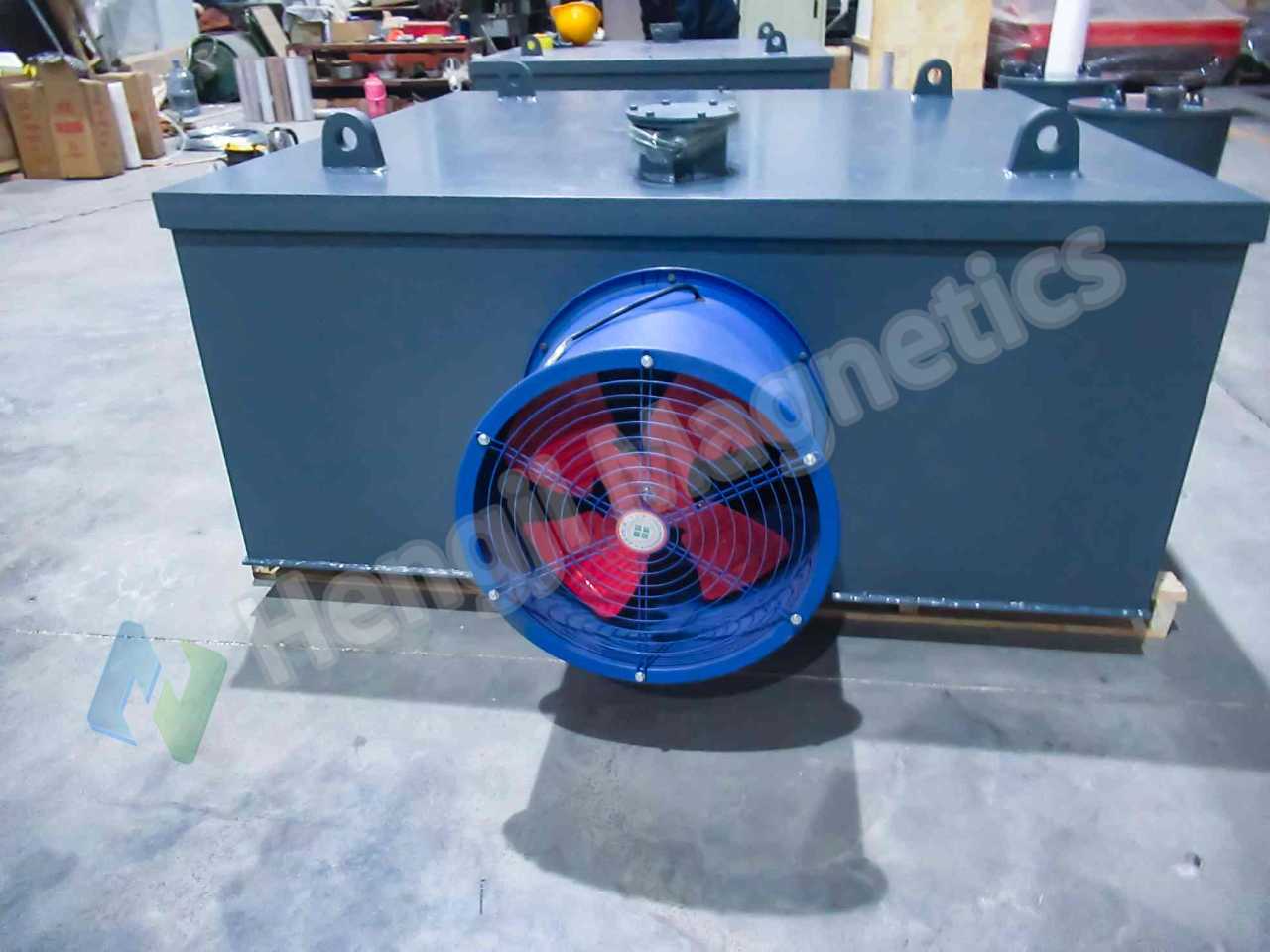 RCDA Air-cooled Industrial Electromagnet Conveyor Belt Magnetic Separator Overview