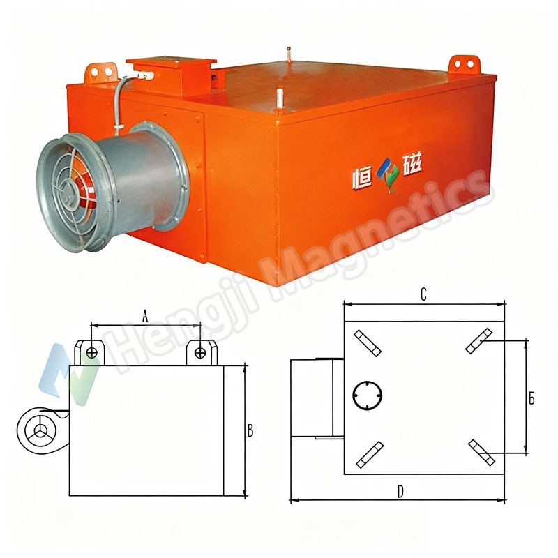 RCDA Air-cooled Suspended Electromagnetic Separator Features & Benefits