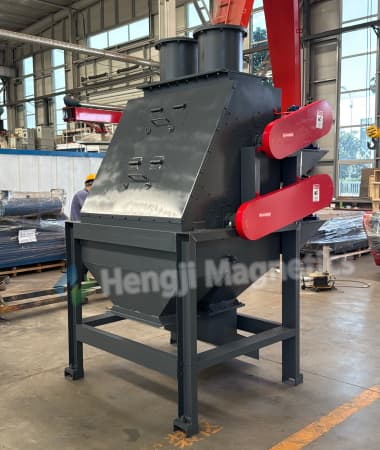 Can a Magnetic Drum Separator Handle Different Particle Sizes?