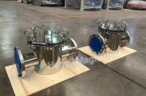 Magnetic Liquid Traps: The Key to Efficient Magnetic Separating Mixtures in Pipes