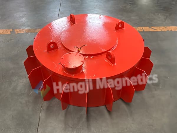 What recovery rate can the disc magnetic separator achieve?