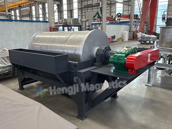 How the Permanent Wet Rotary Drum Magnetic Separator Works 1