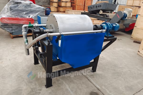 How Does the Permanent Wet Rotary Drum Magnetic Separator Work?2